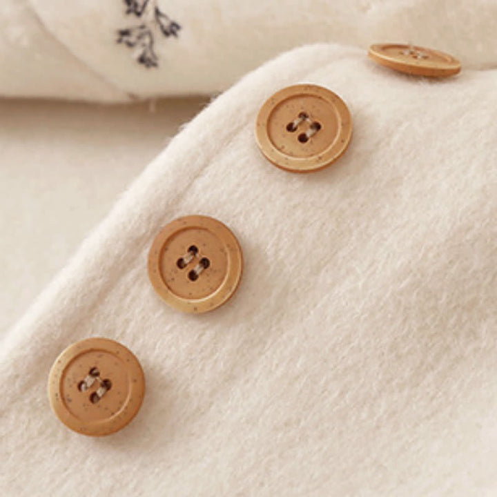 Buddha Stones Canotta classica vintage autunno/inverno con ricami floreali ed erba, gilet da donna con tasche - image 23