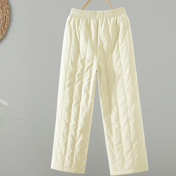 Buddha Stones Pantaloni casual basici da donna a gamba dritta con tasche, ideali per autunno/inverno. - image 11
