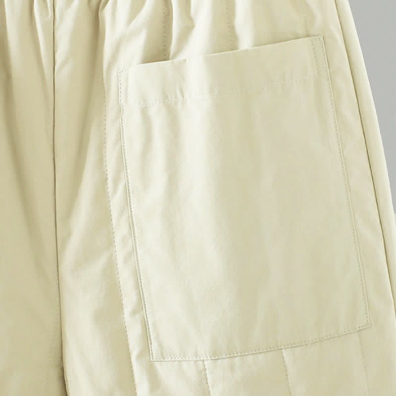Buddha Stones Pantaloni casual basici da donna a gamba dritta con tasche, ideali per autunno/inverno. - image 15
