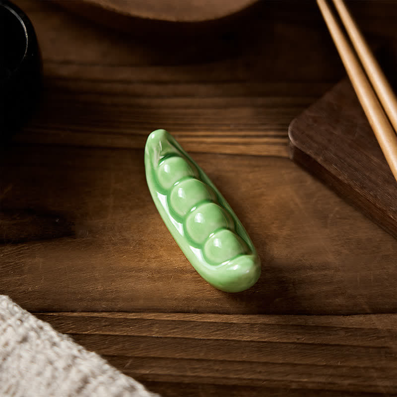 Buddha Stones Mini porta bacchette da tavolo in ceramica con design a forma di verdura. - image 12