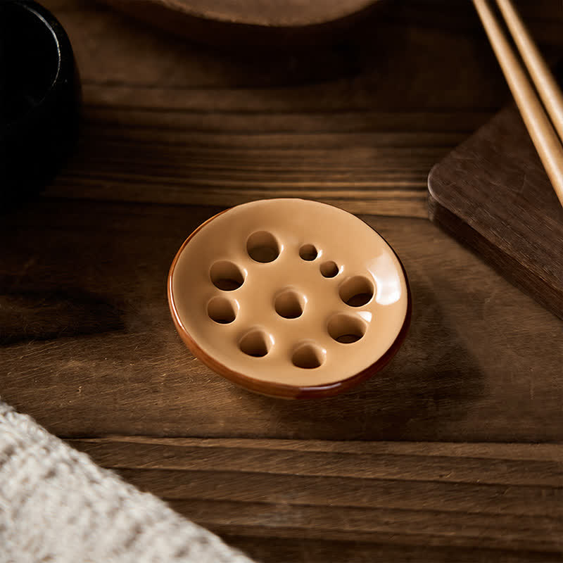 Buddha Stones Mini porta bacchette in ceramica stile alimentare - image 3