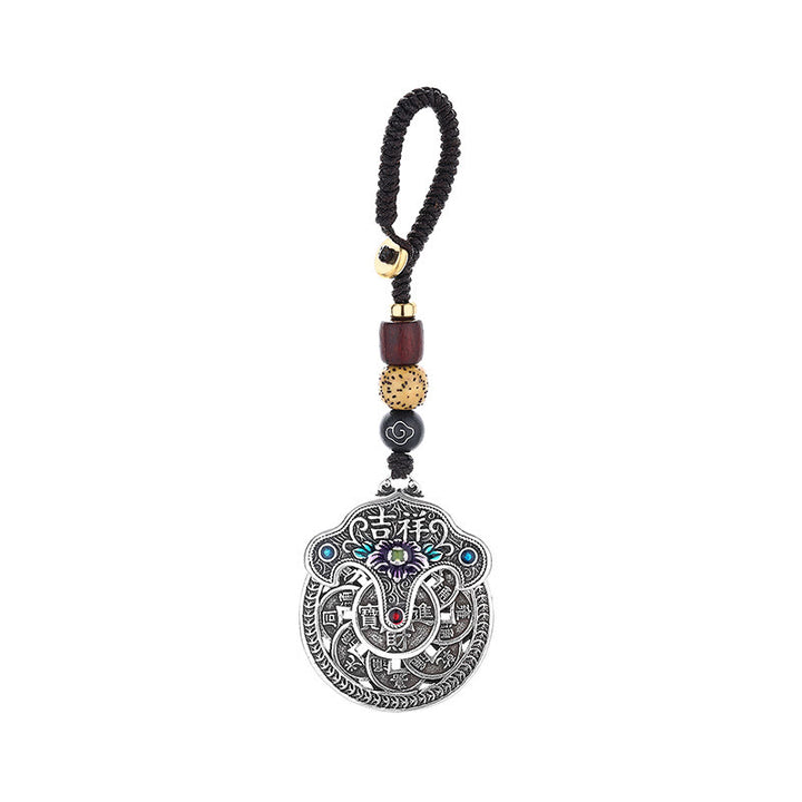 Portachiavi con Buddha Stones, ricchezza di buon auspicio