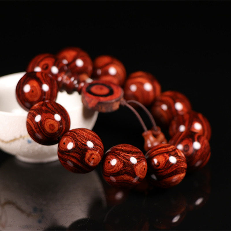 Braccialetto Buddha Stones Tibetan Rosewood Warmth (tipo casuale)