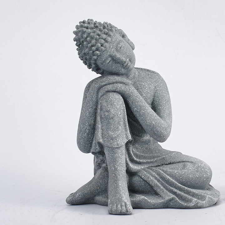 Buddha Stones Meditazione seduta Buddha Benedizione Compassione Decorazione