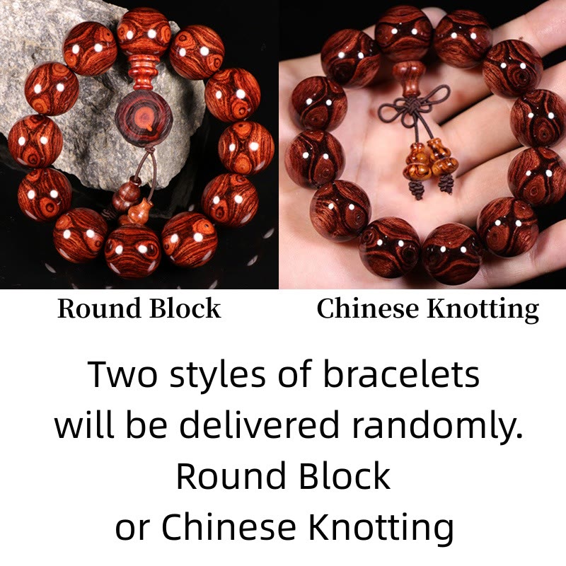 Braccialetto Buddha Stones Tibetan Rosewood Warmth (tipo casuale)