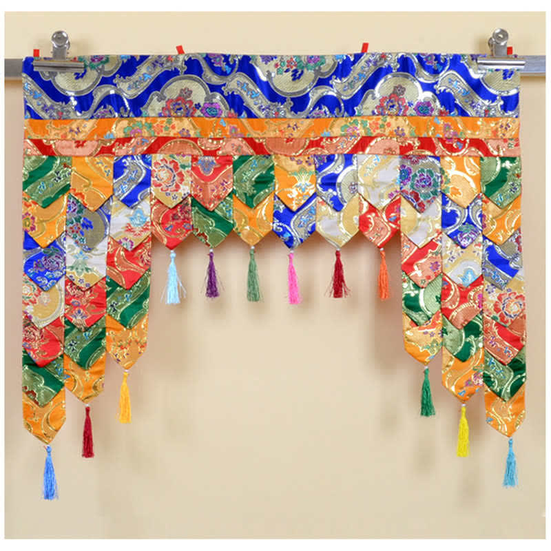 Tenda tibetana a cinque colori, tenda da preghiera, tenda da meditazione, tenda di guarigione