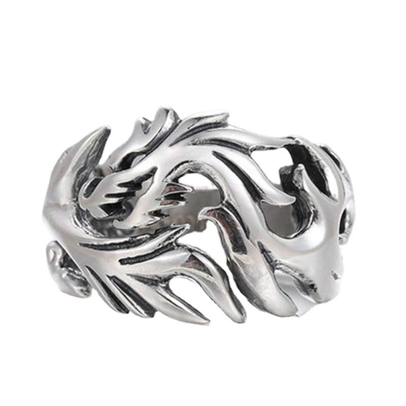 Anello regolabile con motivo a drago Buddha Stones, protezione e forza - image 21