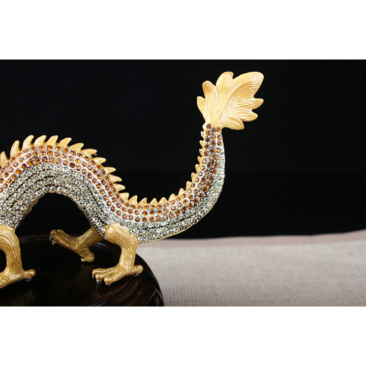 Buddha Stones fatte a mano Feng Shui Drago Fortuna Successo Decorazione della casa