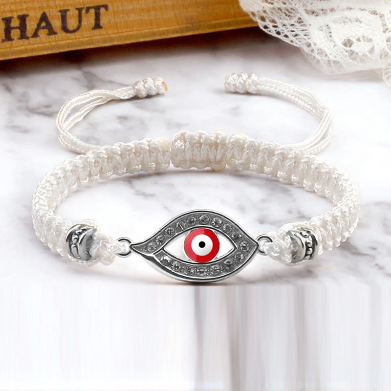 Braccialetto di corda Buddha Stones Evil Eye Keep Away Evil Spirits