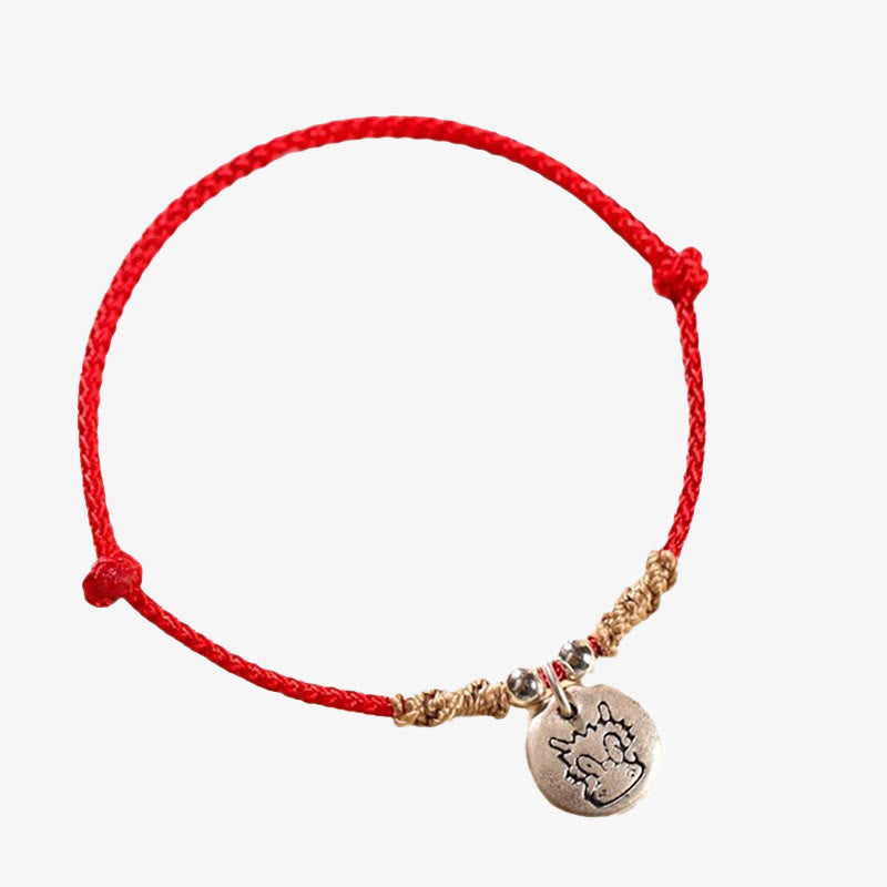 Braccialetto intrecciato con Buddha Stones a forma di ciondolo ...