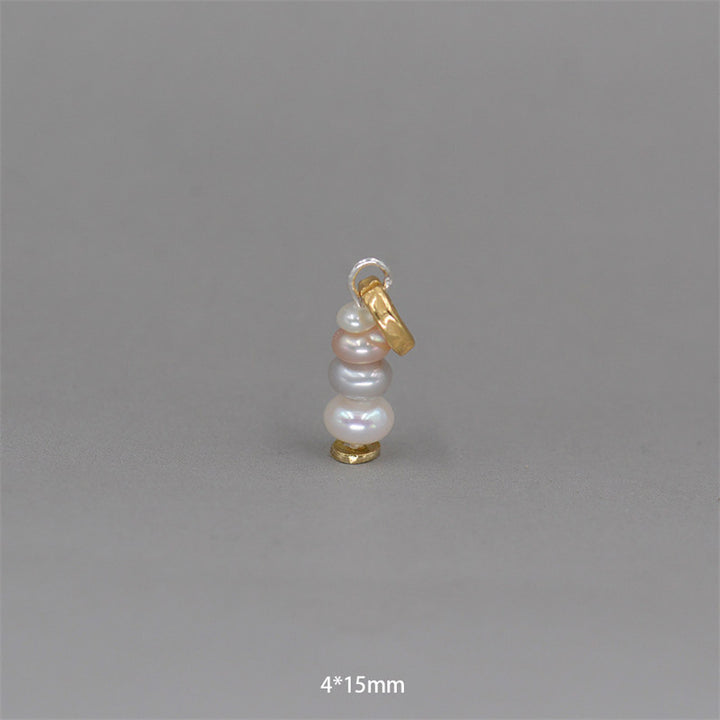 Collana con ciondolo calmante in labradorite con vari cristalli e Buddha Stones Zen Cairn - Ciondolo in perla e argento sterling 925 4*15 mm - image 31