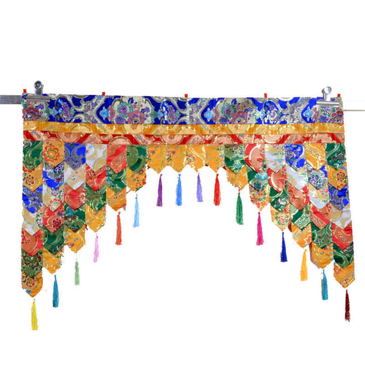 Tenda tibetana a cinque colori, tenda da preghiera, tenda da meditazione, tenda di guarigione