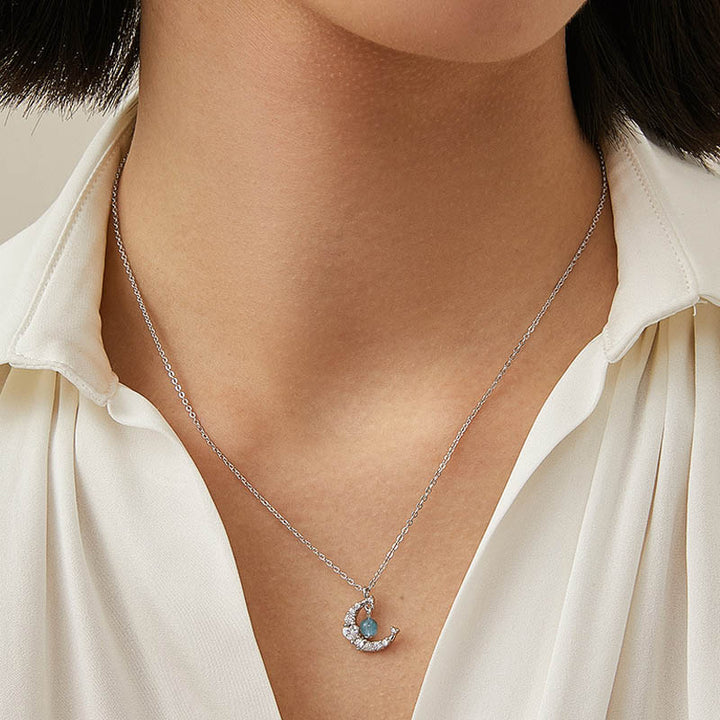 Collana di guarigione dell'amore con cristalli blu e quarzo fragola Buddha Stones