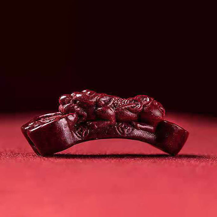Bracciale intrecciato con Buddha Stones, PiXiu, Cinabro, Ricchezza e Fortuna, fatto a mano - image 7