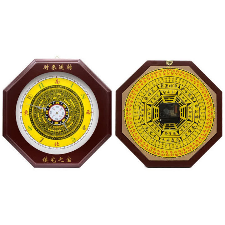 Orologio da parete con mappa energetica Feng Shui Bagua Map Balance - image 9