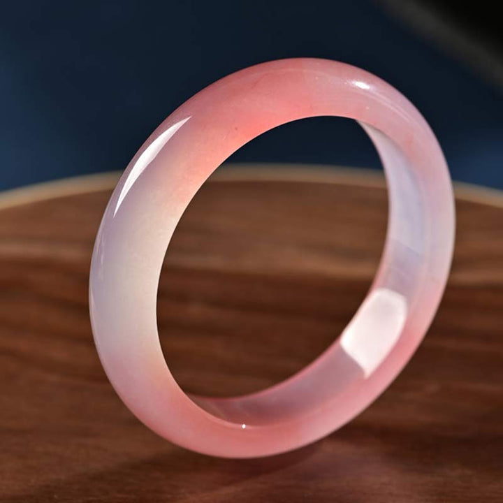 Braccialetto Buddha Stones Pink Crystal Love Warmth - Piatto - 60-62 mm - image 0