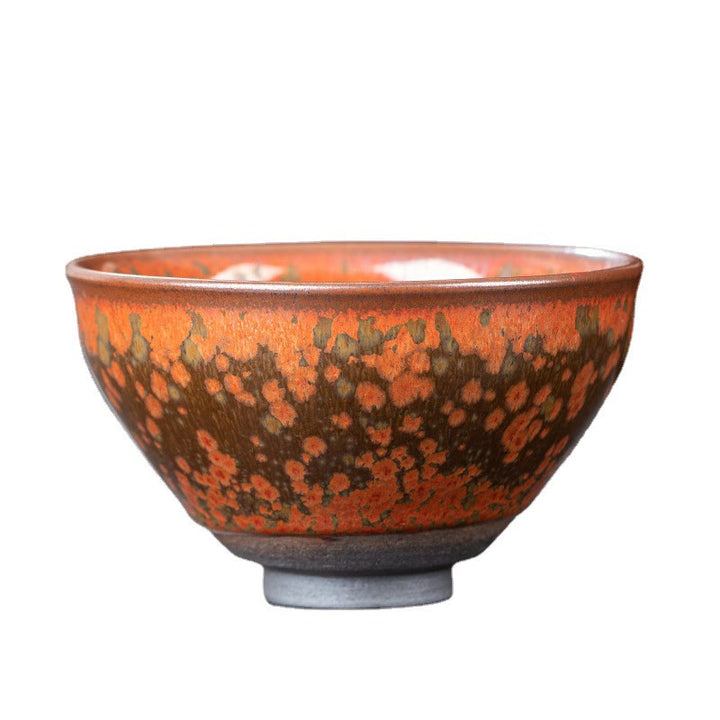 Buddha Stones Fiori che sbocciano Modello Cinese Jianzhan Forno Cambia Tazza da tè in ceramica Tazza da tè Kung Fu Ciotola