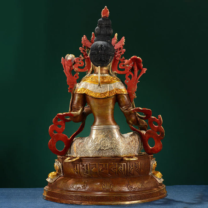 Decorazione della statua in rame della speranza di Tara Verde del Bodhisattva - image 7