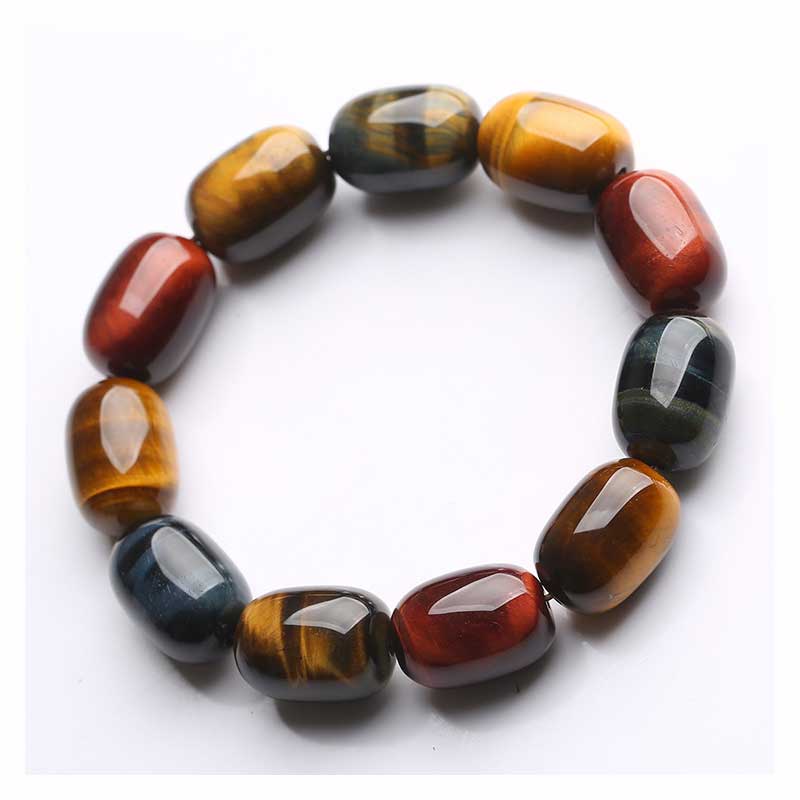 Braccialetto di protezione curativa naturale con occhio di tigre Buddha Stones - image 8