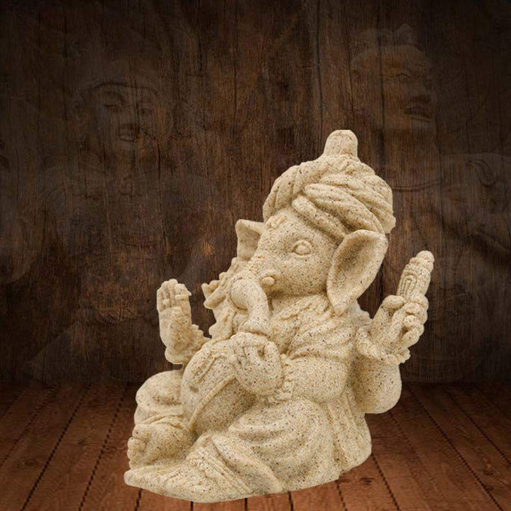 Statua dell'elefante Ganesh Ganpati Benedizione Protezione Decorazione della casa - image 8