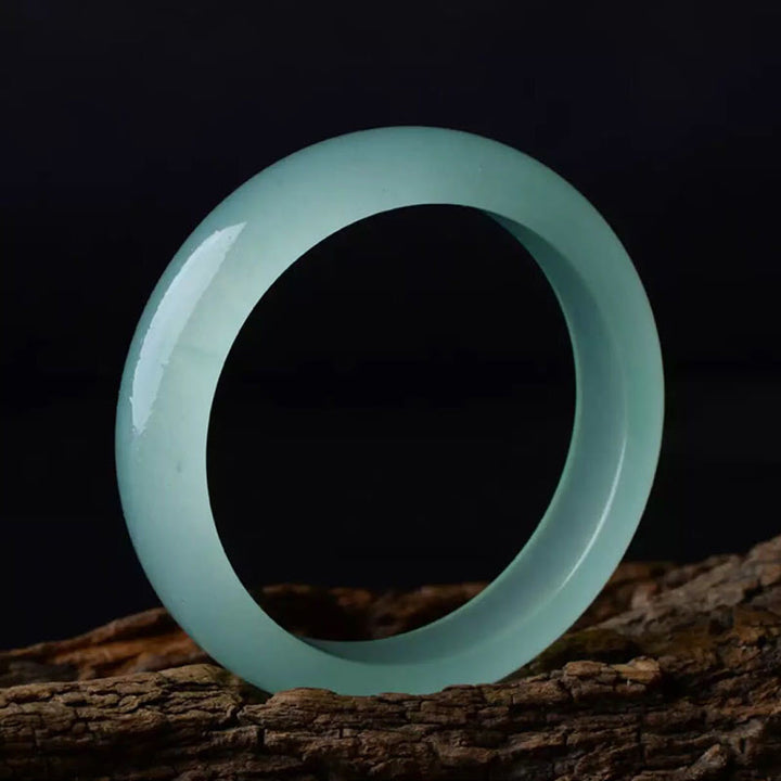 Braccialetto Buddha Stones Natural Jade Luck Healing Prosperity Bangle
