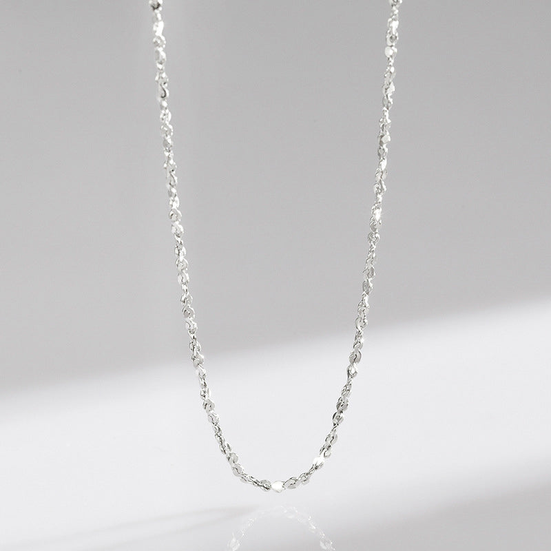 Collana con ciondolo a forma di catena con simbolo Hamsa e occhio maligno in argento sterling 925, prosperità e fortuna - Catena di Gypsophila - image 31