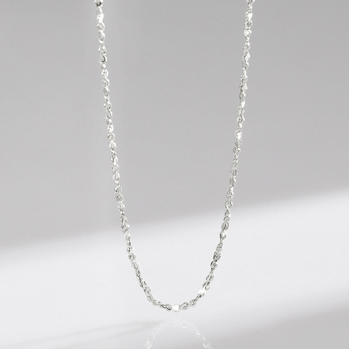 Collana con ciondolo a forma di catena con simbolo Hamsa e occhio maligno in argento sterling 925, prosperità e fortuna - Catena di Gypsophila - image 31