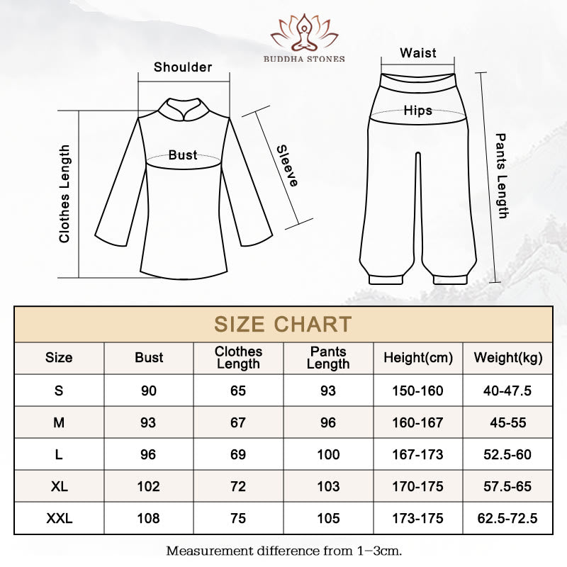 Buddha Stones Yoga Meditazione Preghiera Scollo a V Design Cotone Lino Abbigliamento Uniforme Zen Pratica Set da Donna