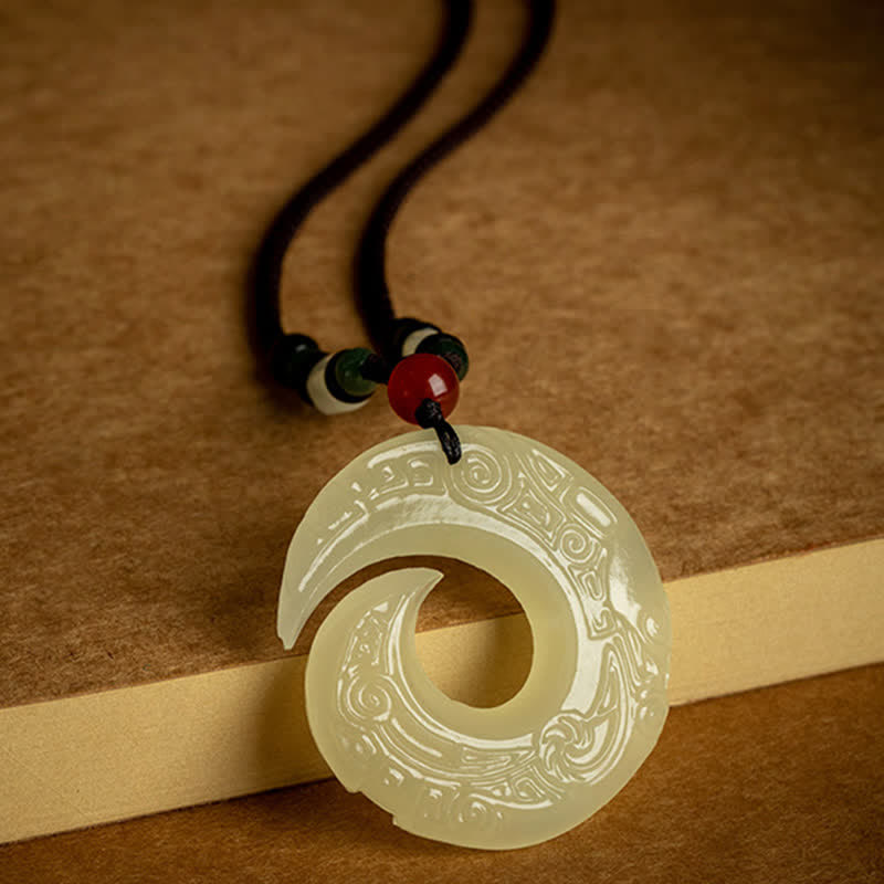 Collana con Buddha Stones, ciondolo in pietra di pace, ciondolo in pietra di giada, ciondolo in pietra di sandalo rosso, ciondolo in pietra di cinabro, ciondolo in pietra di agata, ciondolo in pietra di fortuna