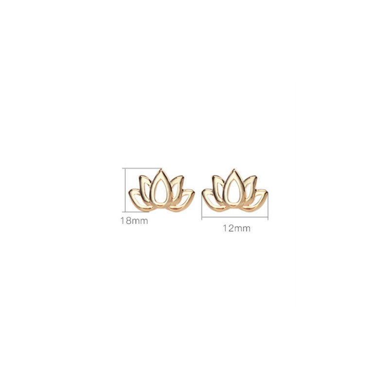 Orecchini Buddha Stones 925 Sterling Silver Lotus Flower Blessing - image 8