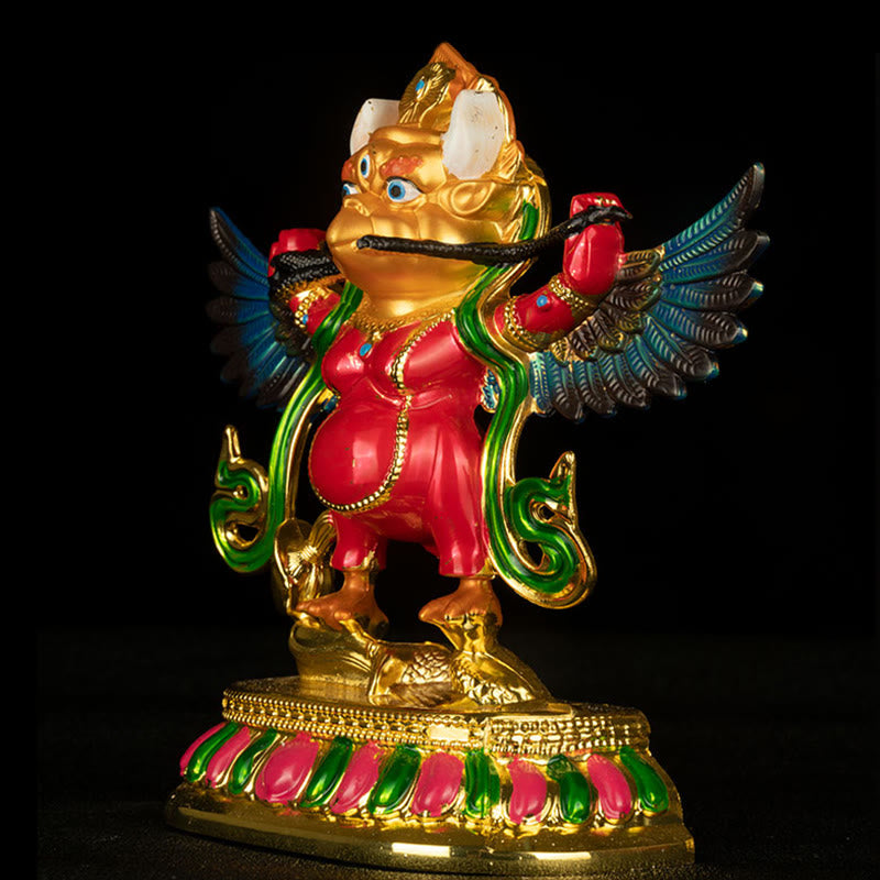 Tibet Garuda Bird Alloy Tieni lontani gli spiriti maligni Decorazione per la casa
