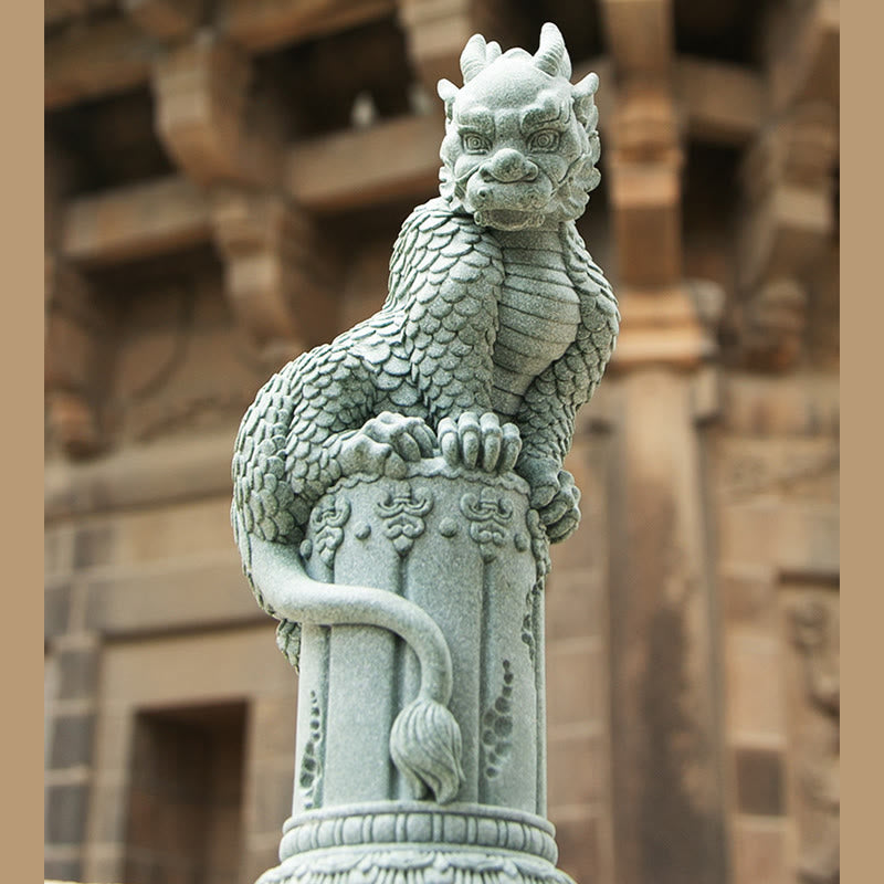 Buddha Stones Feng Shui in piedi seduto drago successo fortuna decorazione della casa - image 6