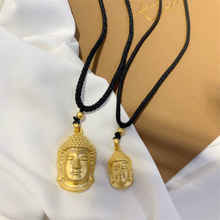 Collana con ciondolo in rame e Buddha dorato e ricchezza - image 4
