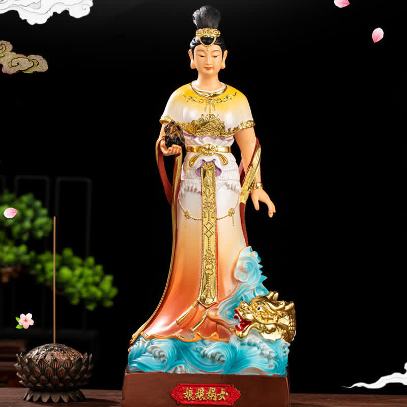 Statua in resina protettiva Bodhisattva Nuwa Decorazione per la casa
