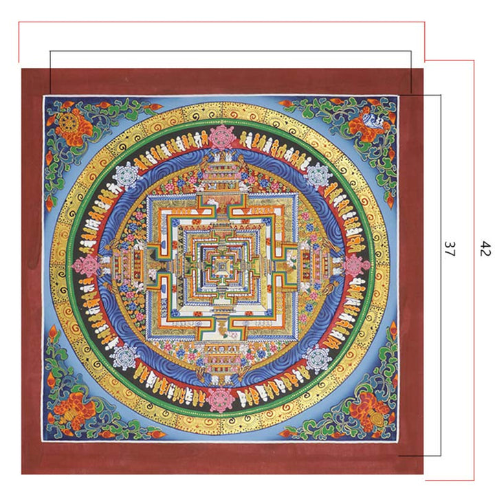 Buddha Stones Pittura Thangka tibetana, benedizione, decorazione fatta a mano - image 12