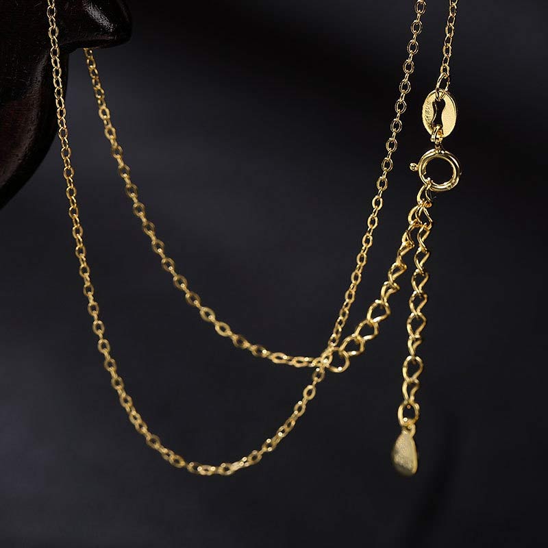 Collana con ciondolo a forma di elefante in argento sterling 925 con Buddha Stones e giada, benedizione e fortuna