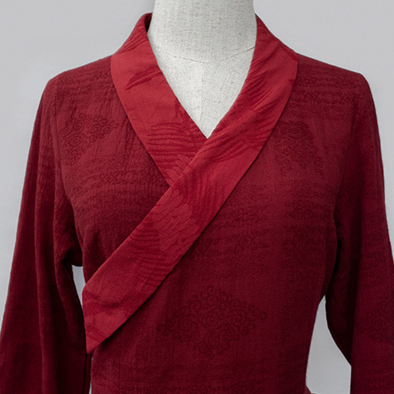 Buddha Stones Tibetan Dress Clothing Lhasa Abito lungo avvolgente Maxi abito Abbigliamento donna - image 8