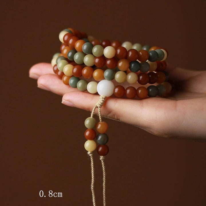 Braccialetto di saggezza di Mala Harmony Bodhi Seed Buddha Stones