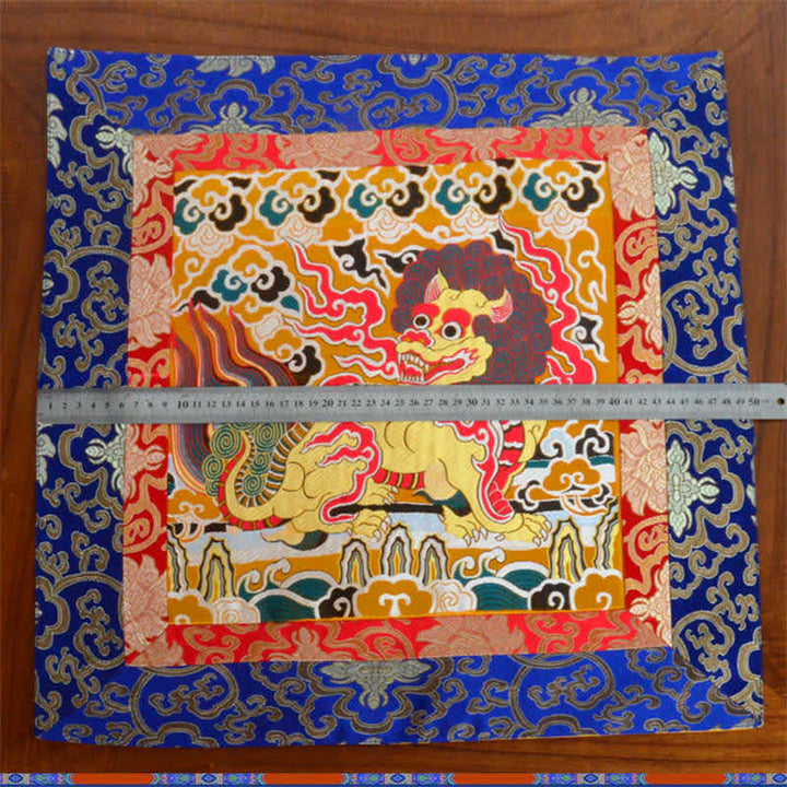 Tappetino per altare di preghiera Fengshui Kirin, tappetino per meditazione curativa, simbolo di buon auspicio