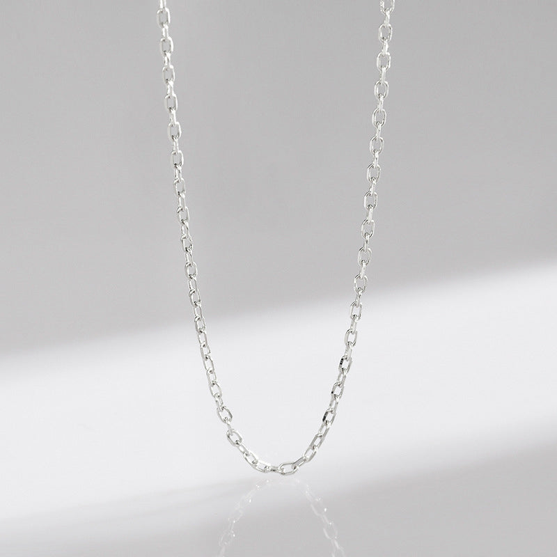 Collana con ciondolo a forma di catena con simbolo Hamsa e occhio maligno in argento sterling 925, prosperità e fortuna - Catena a croce - image 24