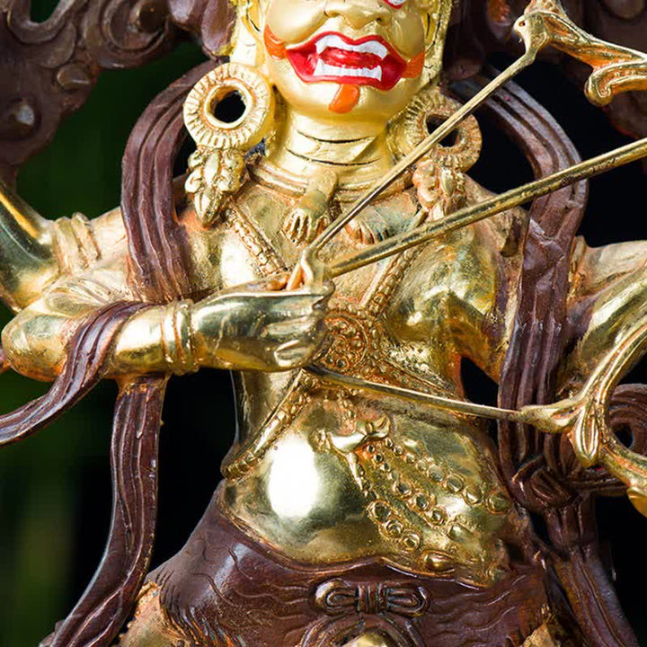 Statua di Buddha Kurukulla in rame, decorazione per la casa, serenità - image 6