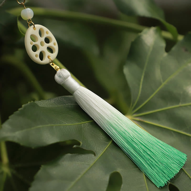 Buddha Stones Fortuna Ricamo Loto Koi Pesce Coniglio Fiore Borsa Hanfu Borsa a Tracolla Borsa a Tracolla - image 7