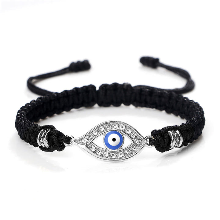 Braccialetto di corda Buddha Stones Evil Eye Keep Away Evil Spirits