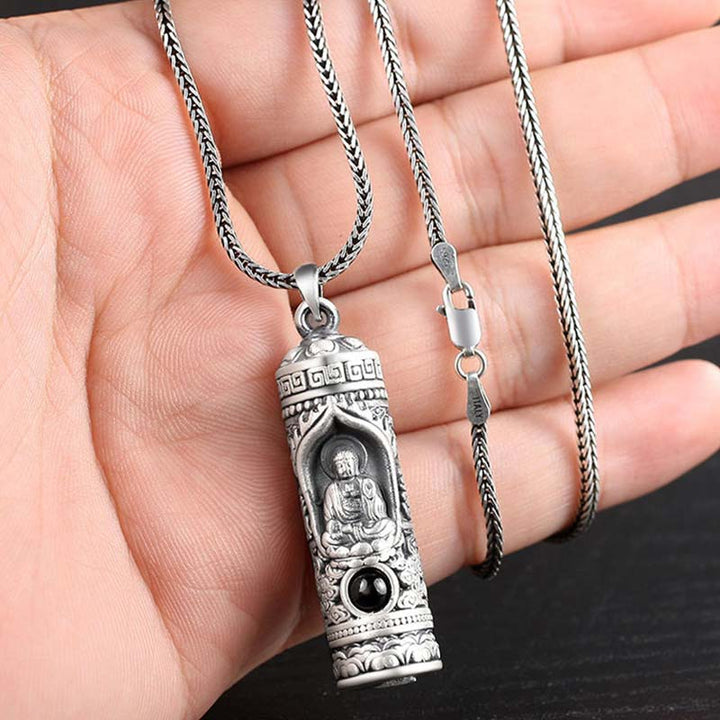 Collana con ciondolo di Buddha natale con proiezione dello zodiaco cinese e della prosperità - image 10