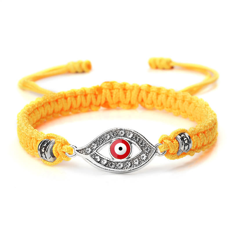 Braccialetto di corda Buddha Stones Evil Eye Keep Away Evil Spirits