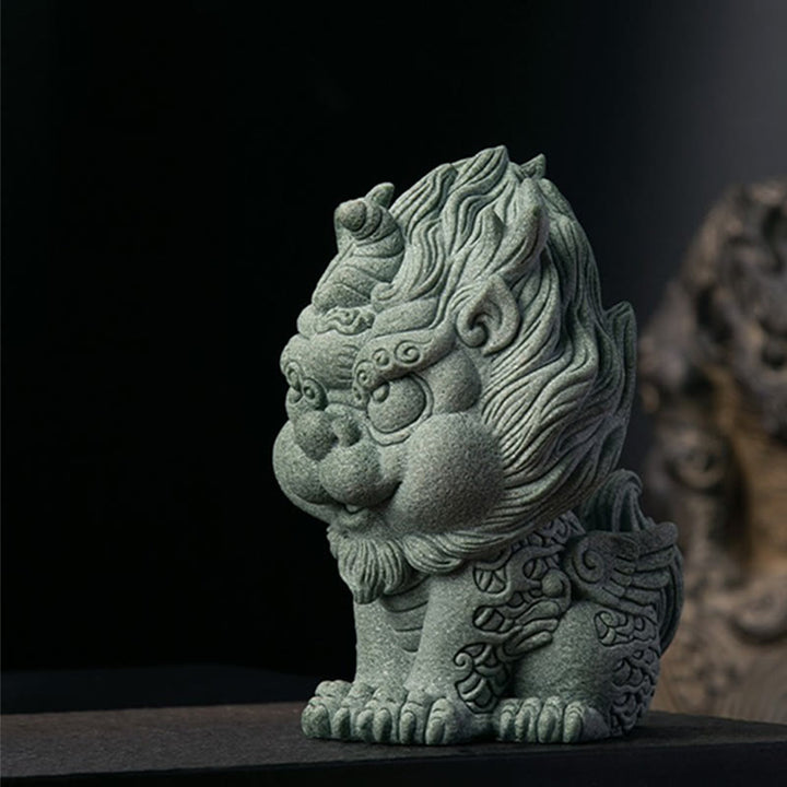 Buddha Stones FengShui Piccolo PiXiu Ricchezza Fortuna Decorazione della casa - image 8