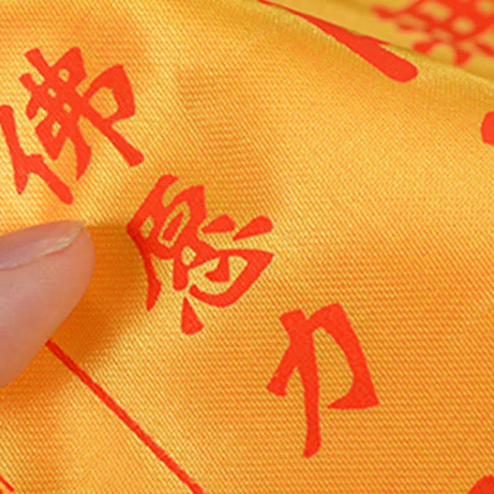 Buddha Stones Bandiera di preghiera tibetana a 7 colori con cavallo a vento e loto di buon auspicio per esterni, 21 pezzi. - image 13