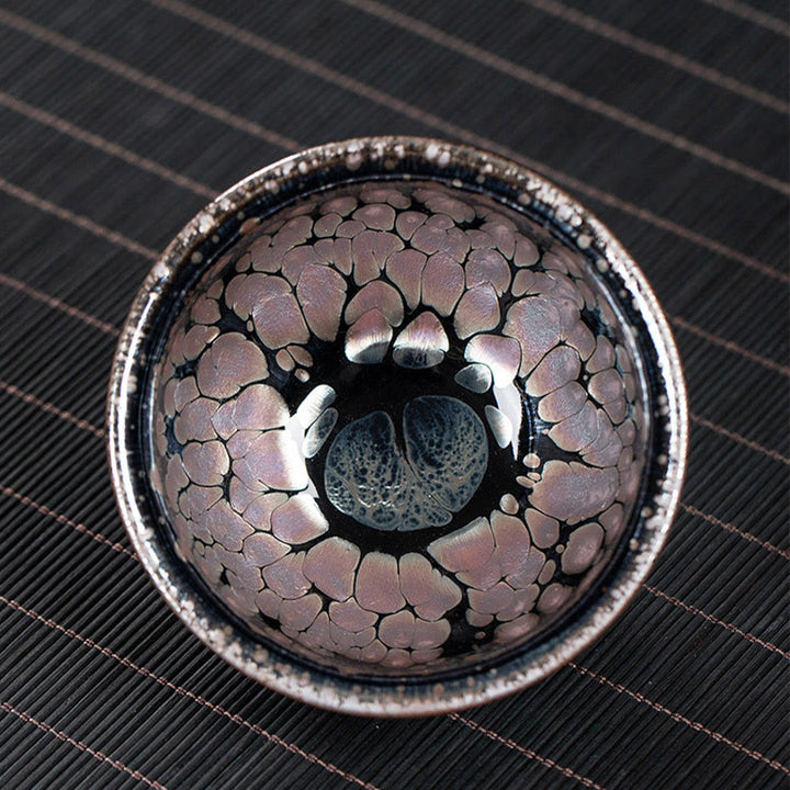 Buddha Stones fatte a mano Fiori di ciliegio Sakura Design Tazza da tè in ceramica cinese Jianzhan Tazza da tè Kung Fu