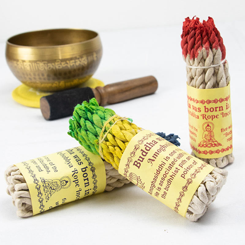 Buddha Stones Nepal Corda Incenso Purificante Guarigione Meditazione Incenso