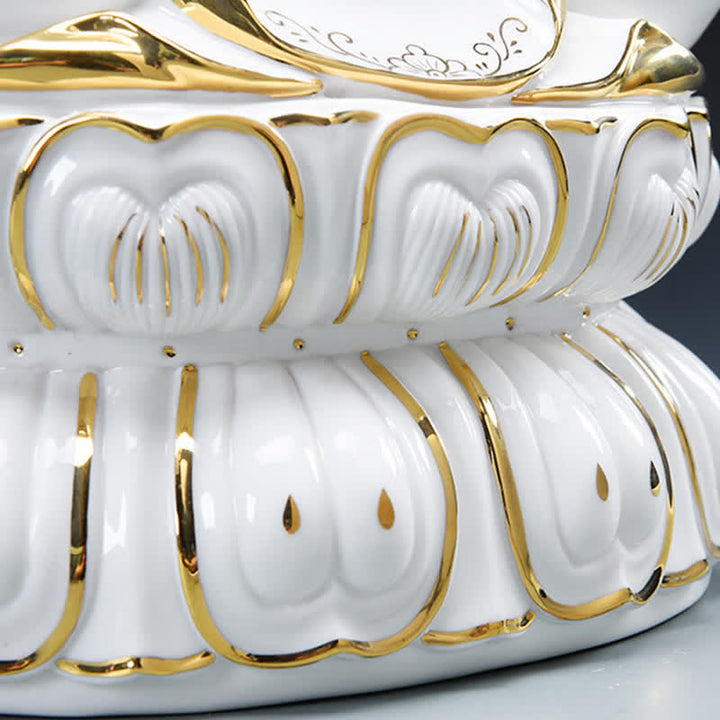 Statua in ceramica del successo del Bodhisattva Chenrezig Avalokitesvara Decorazione per la casa - image 9